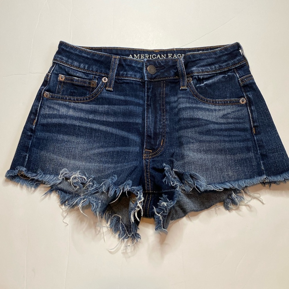 EUC American eagle vintage hi-rise festival shorts